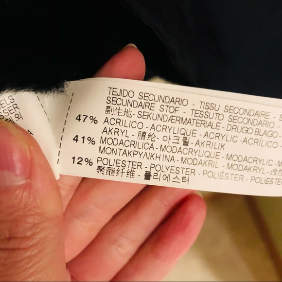 Zara Basic Navy Coat - Picture 10 of 11